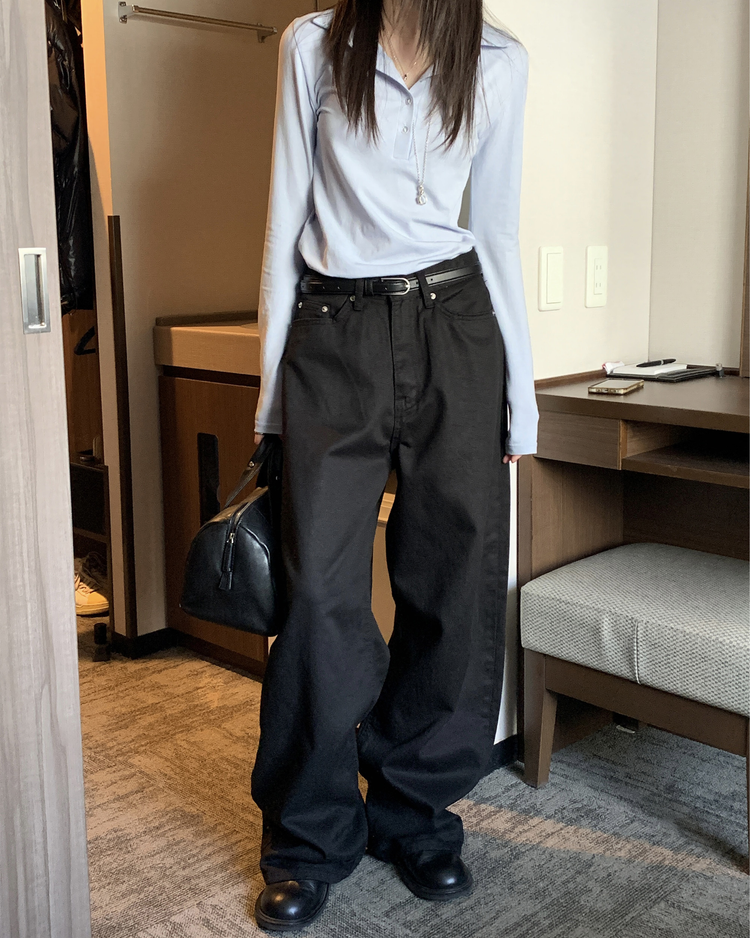 基礎美色繭型褲
