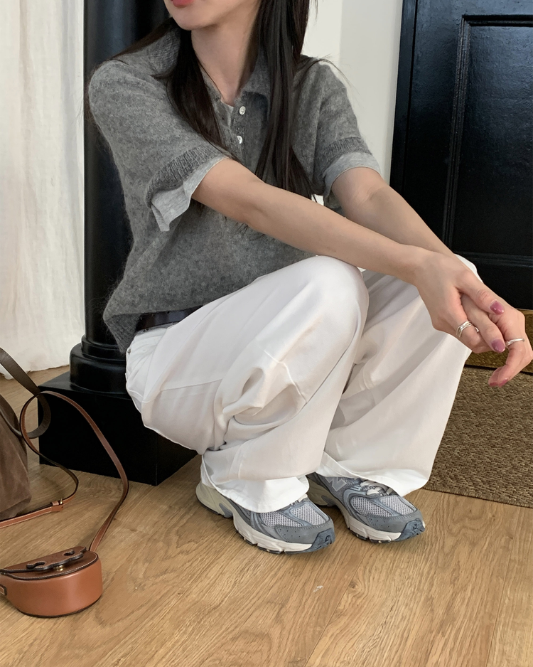 基礎美色繭型褲