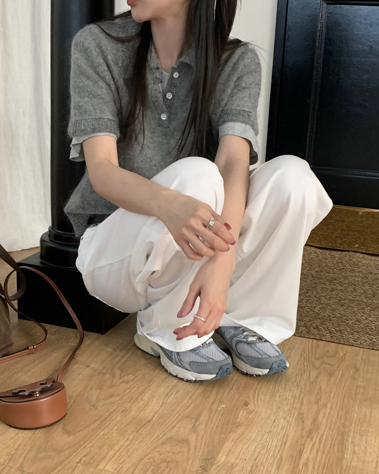 基礎美色繭型褲