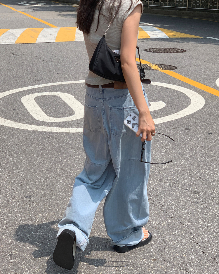美肩抓皺綁帶細節上衣