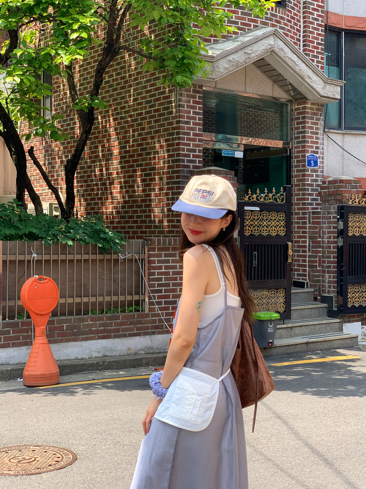 透膚紗感雙層細節連身裙