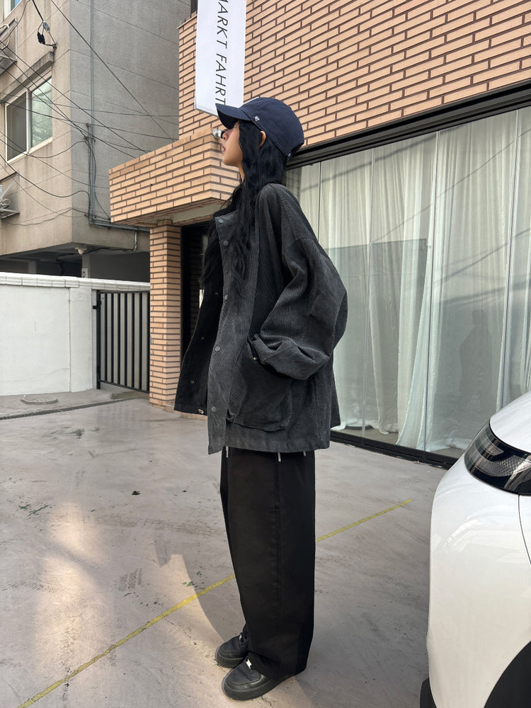 極簡基礎繭型褲