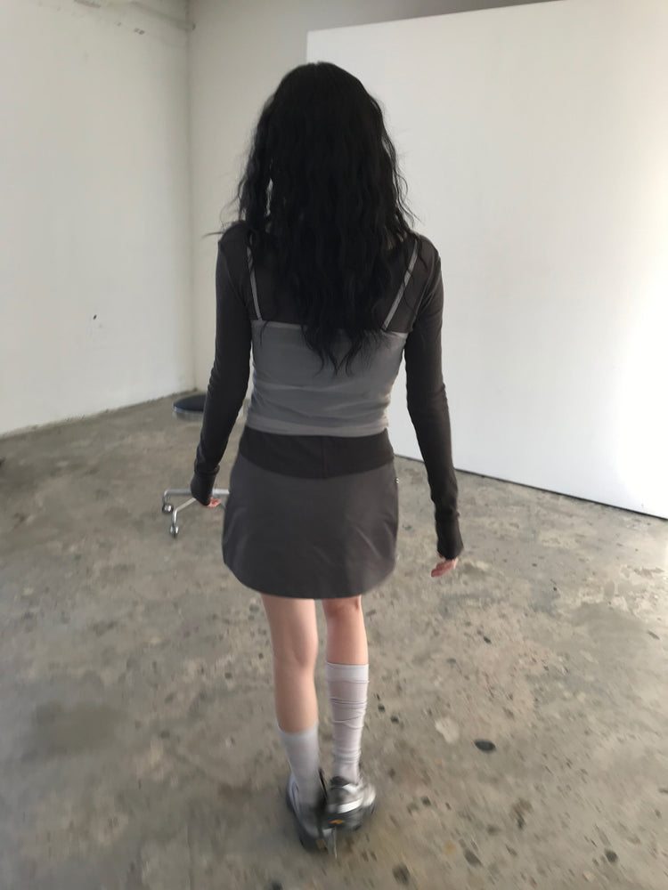 透膚紗感疊穿背心