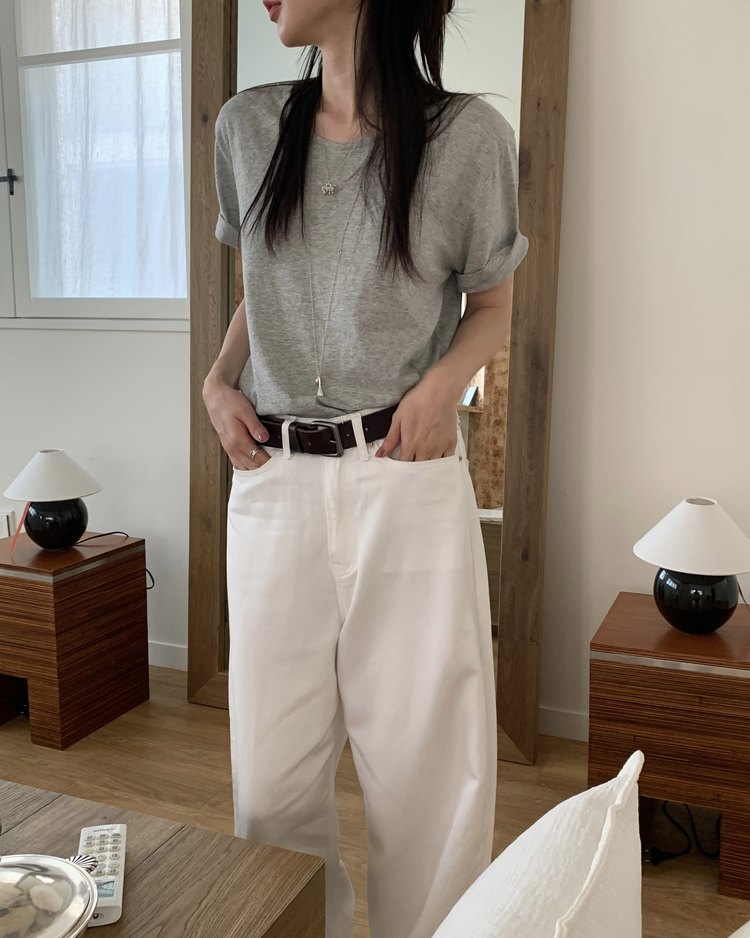 基礎美色繭型褲