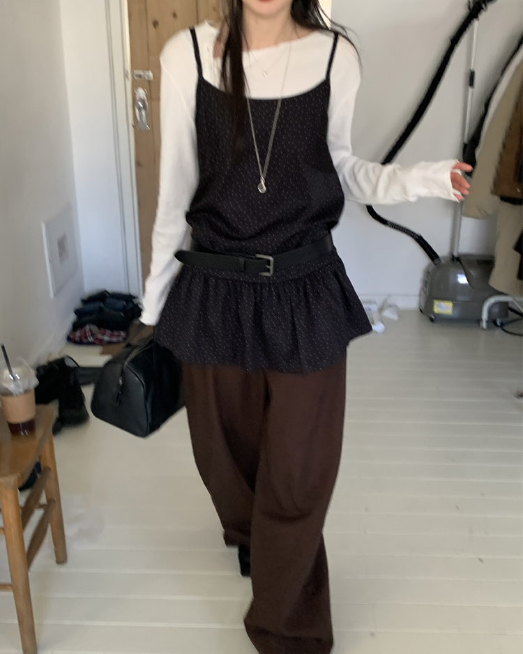 基礎美色繭型褲
