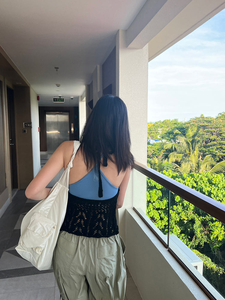 (現)高質美背細節窩夫紋理泳衣