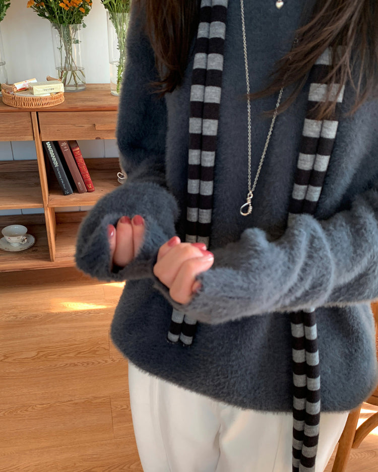 高質親膚毛絨質感毛衣