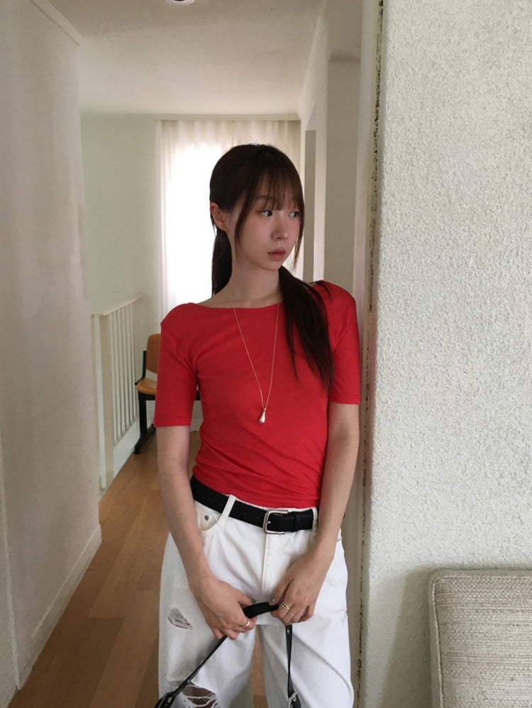 破壞感設計細節休閒直褲