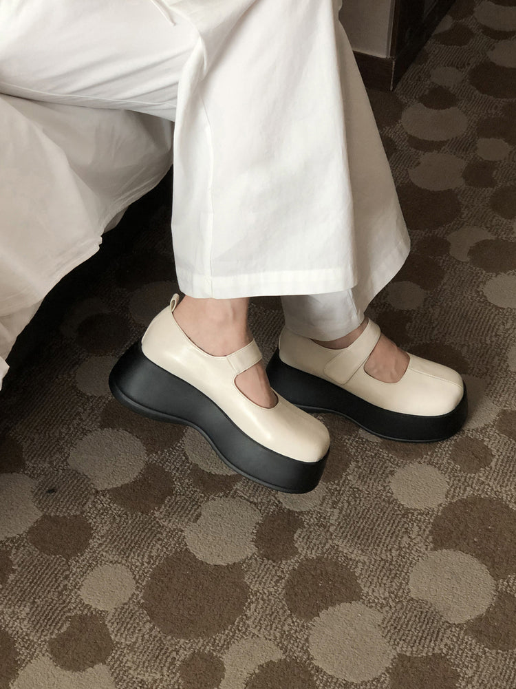 休閒感條紋垂帶直褲