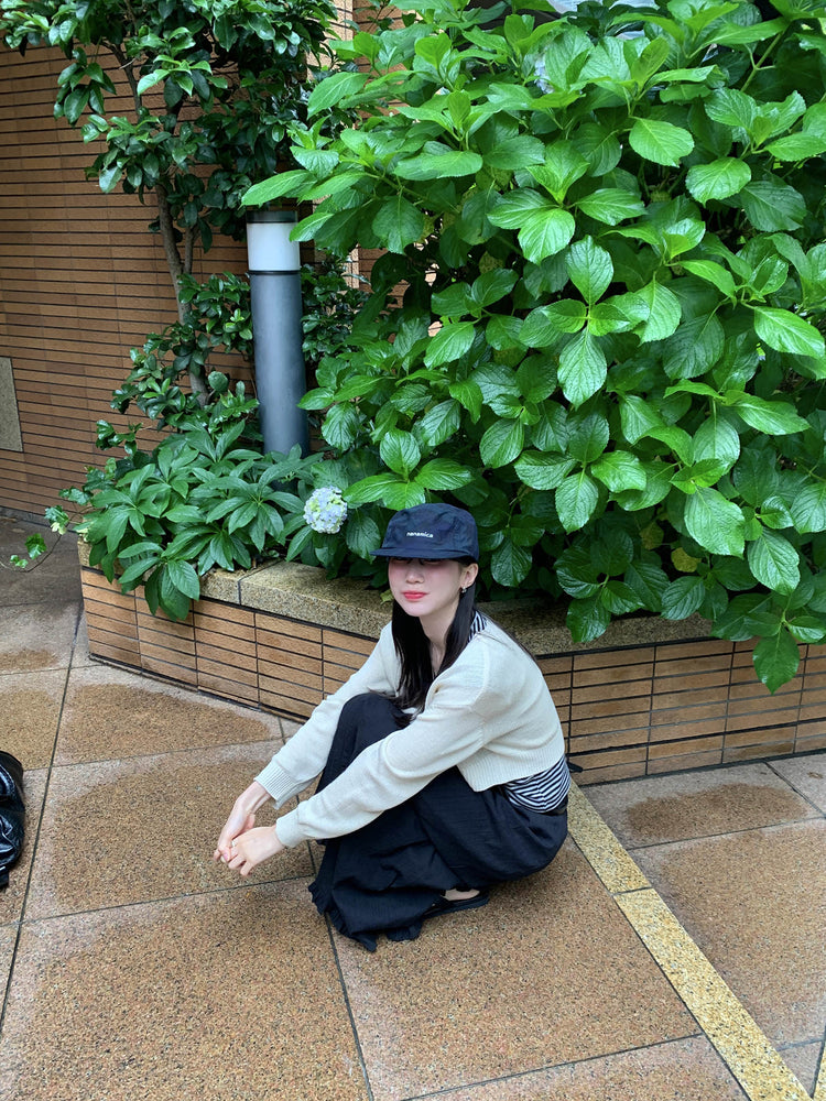 暗紋理荷葉邊細節半裙