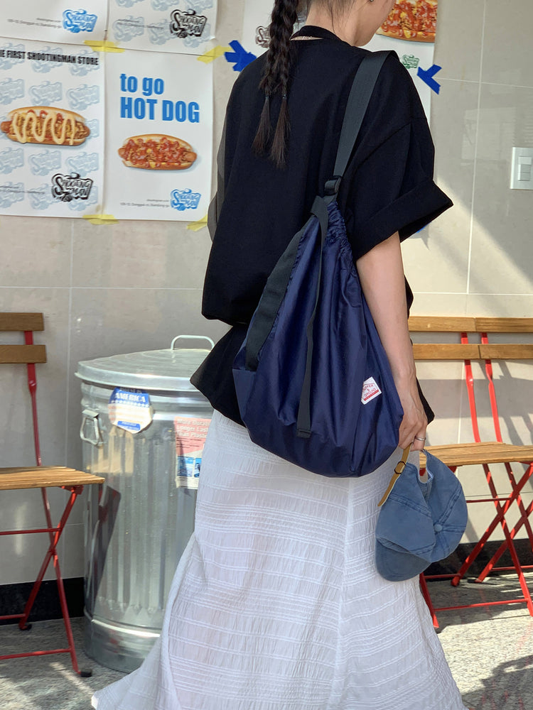 復古圖案休閒oversize t