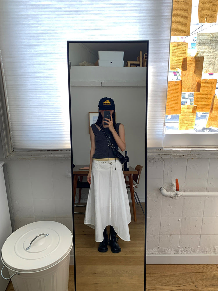 美色細帶修身針織背心