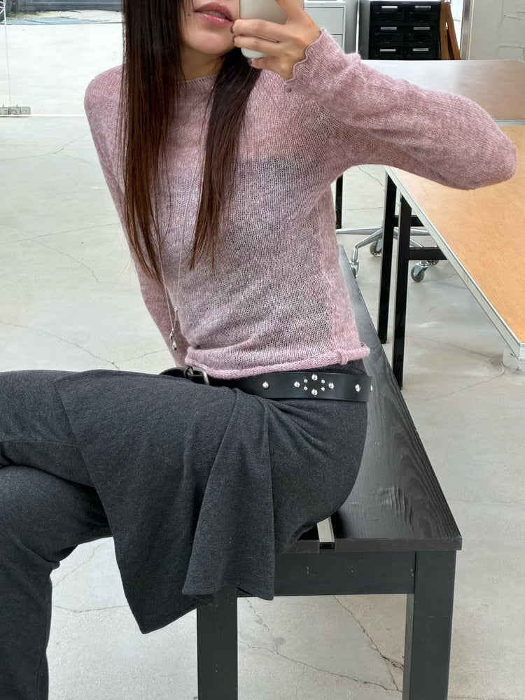 不規則層次設計感美腿褲