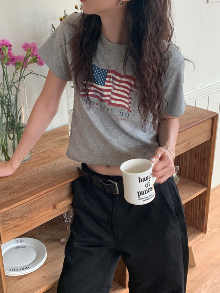 USA復古tee
