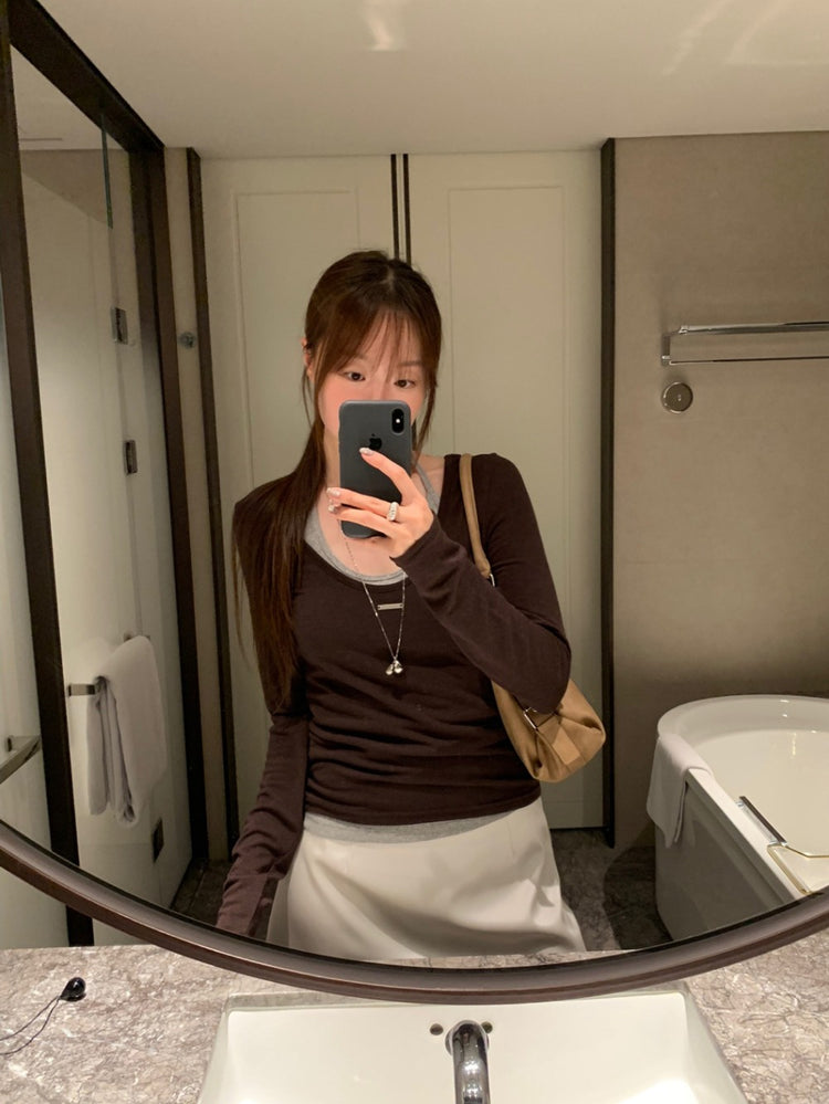 美色掛脖綁帶背心