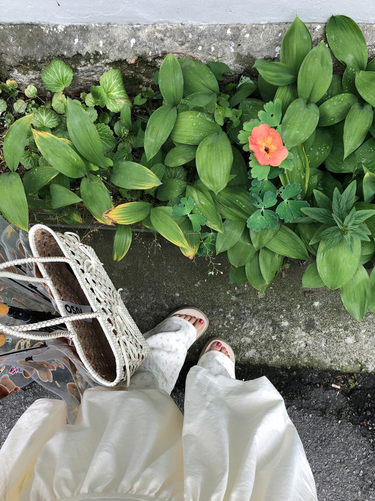 細肩帶雲朵感連身裙