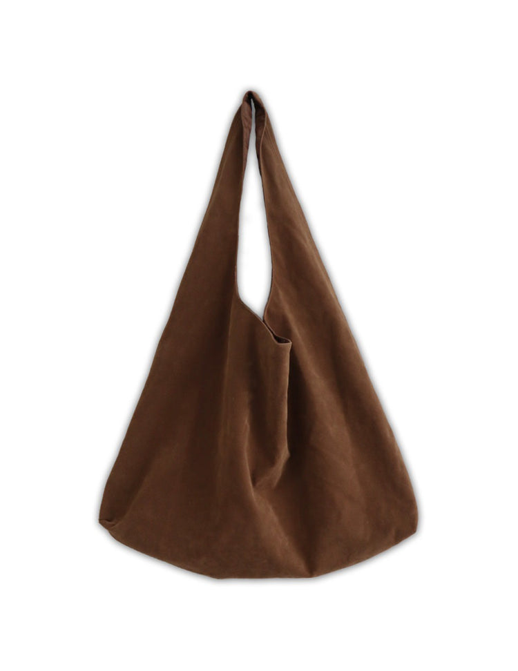 極簡磨砂皮質感hobo bag