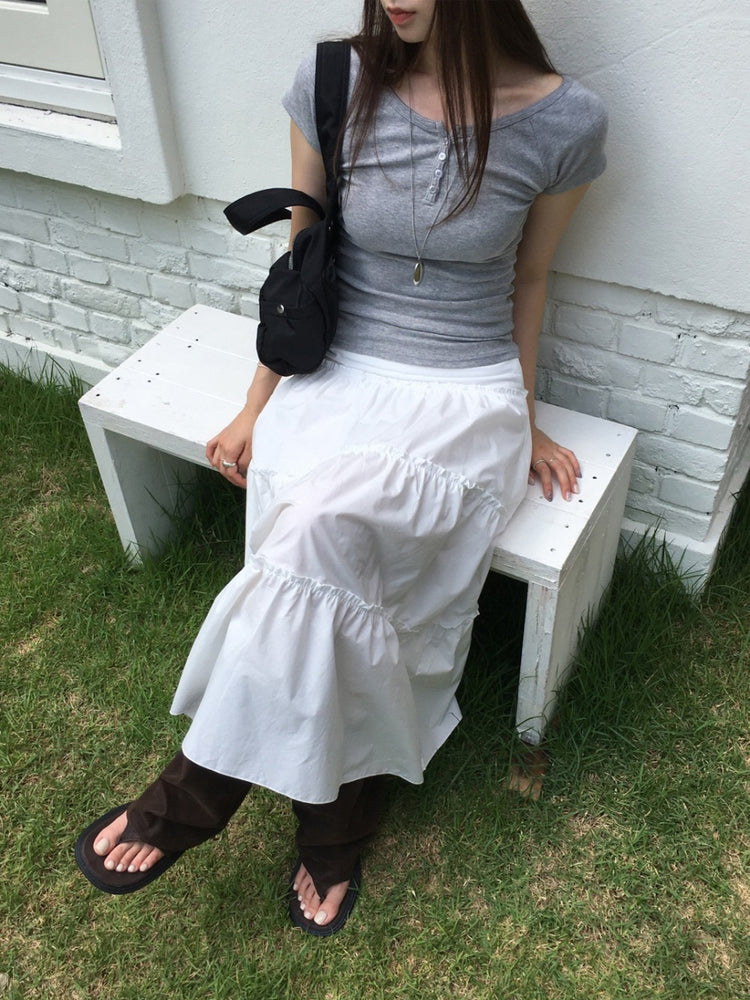拉克蘭袖排鈕修身上衣