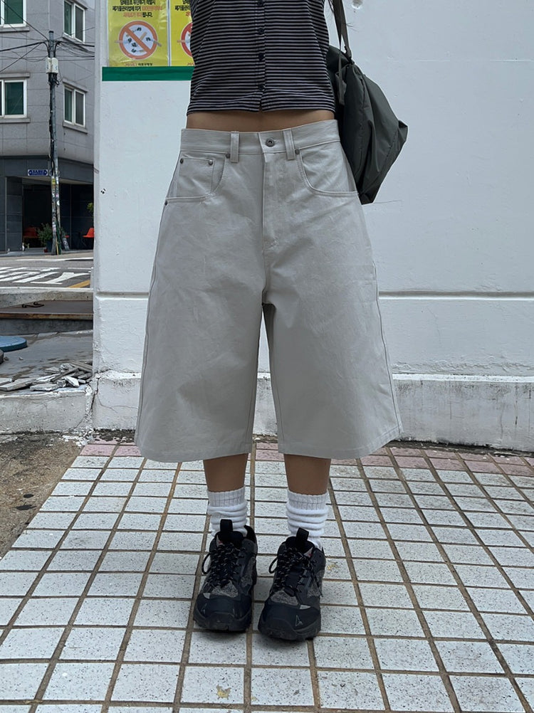 掛脖條紋撞色排鈕上衣