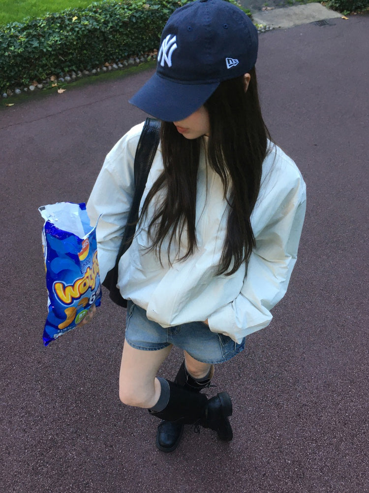 立領口袋細節外套