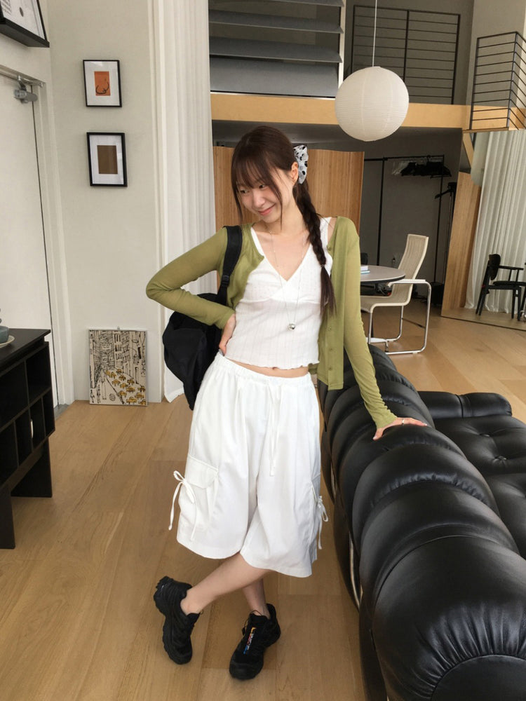 微透美色排鈕修身外套