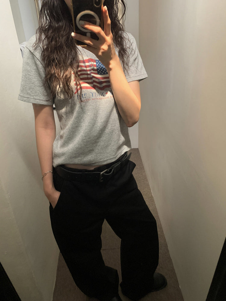 USA復古tee