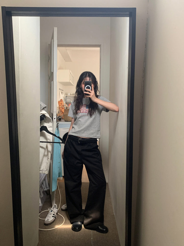 USA復古tee