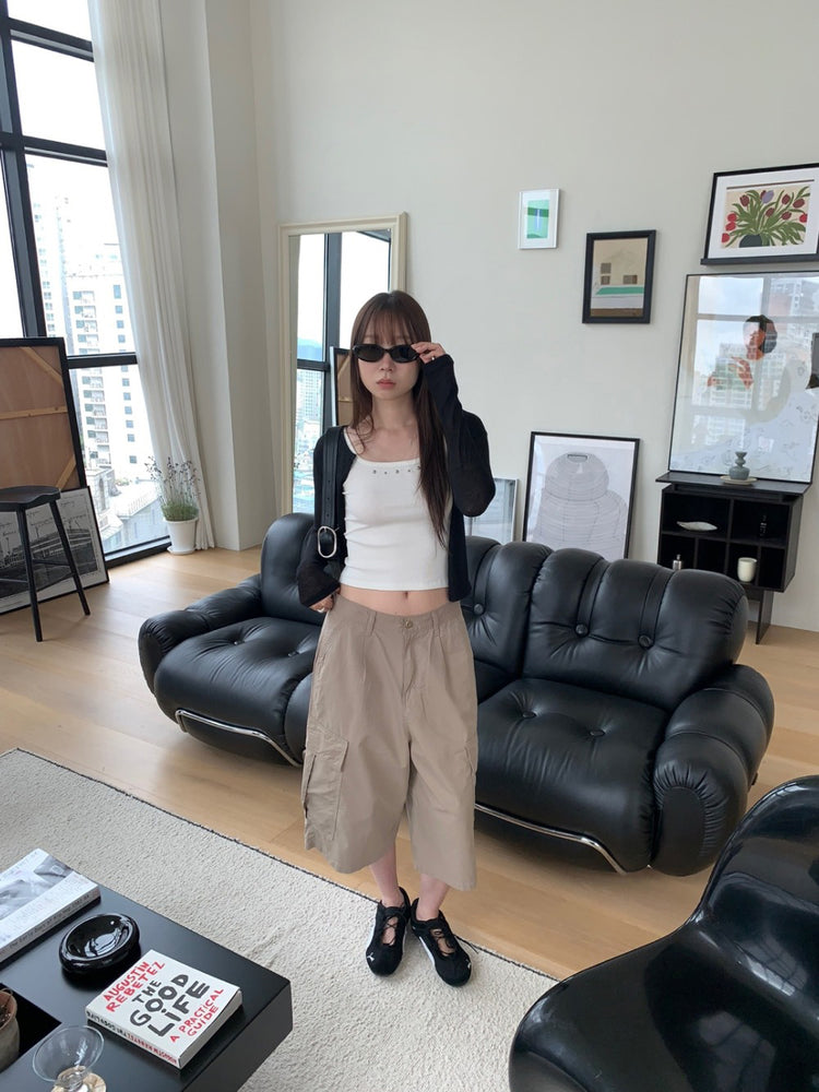 微透美色排鈕修身外套