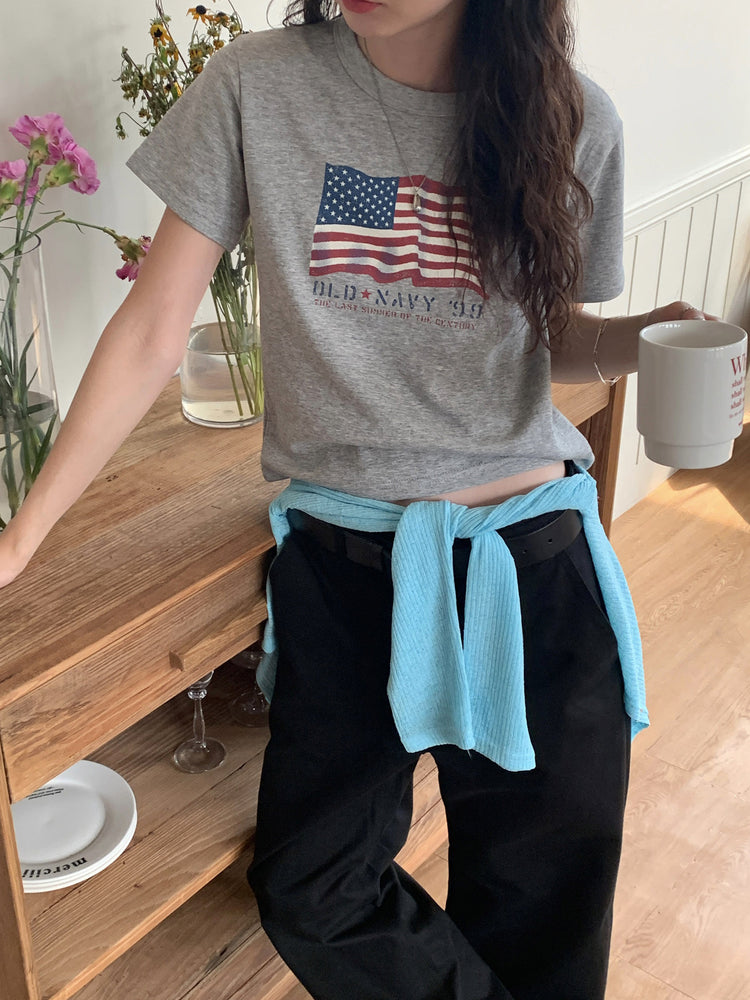USA復古tee
