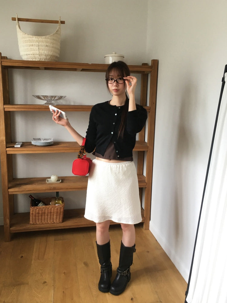 美色基礎合身修腰上衣