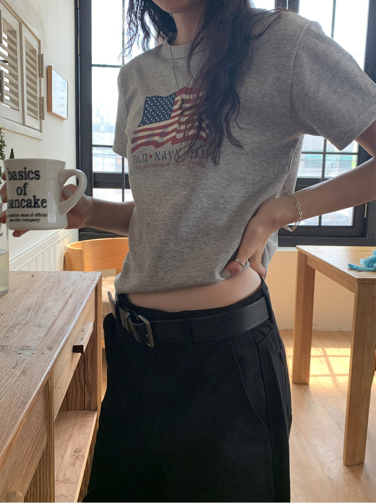 USA復古tee