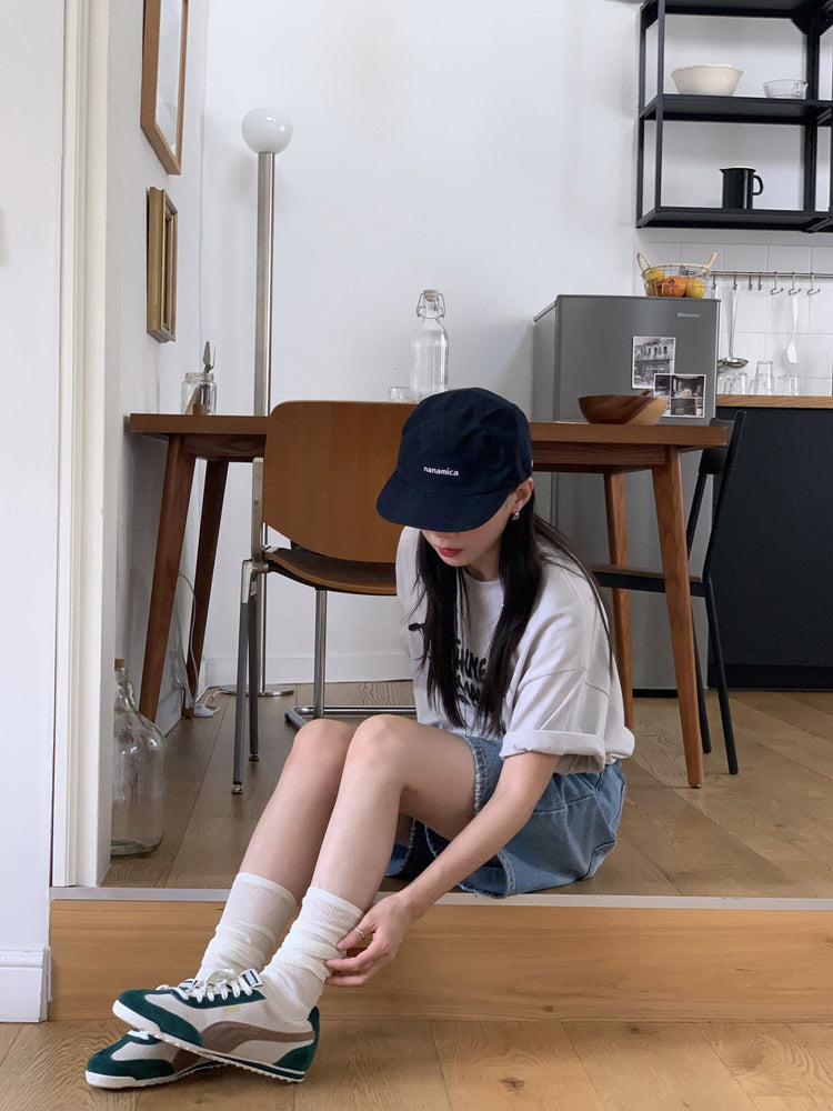 美式塗鴉圖案寬鬆t