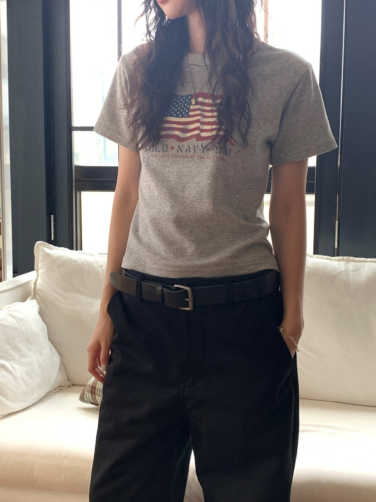 USA復古tee