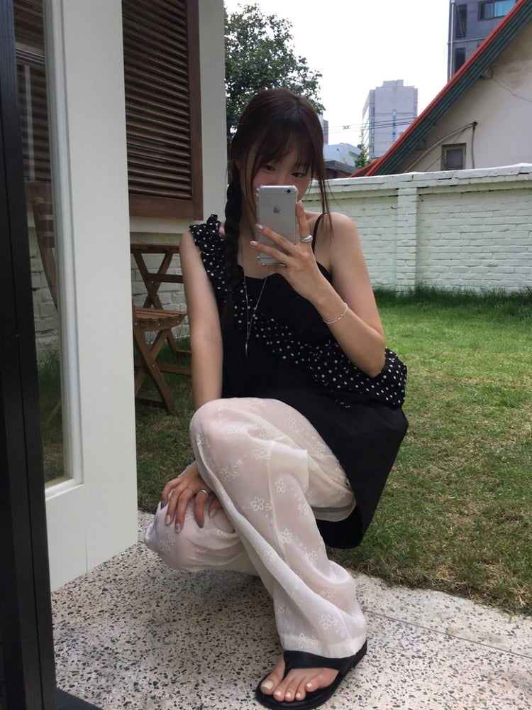 美背線條綁帶細節連身裙