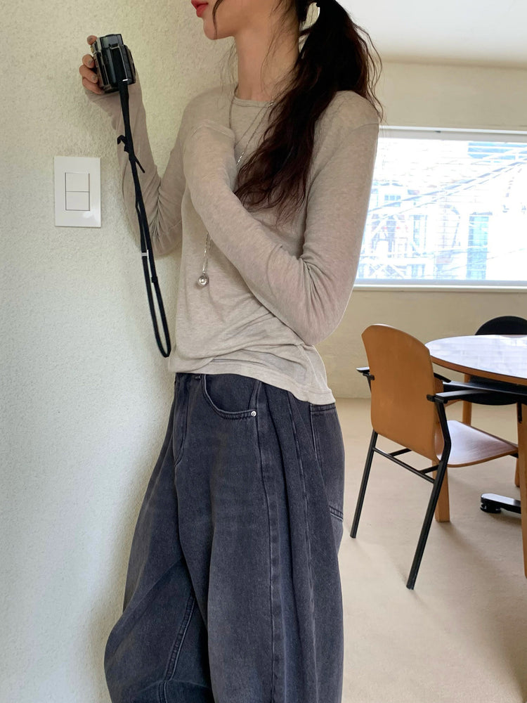 美色透膚基礎上衣