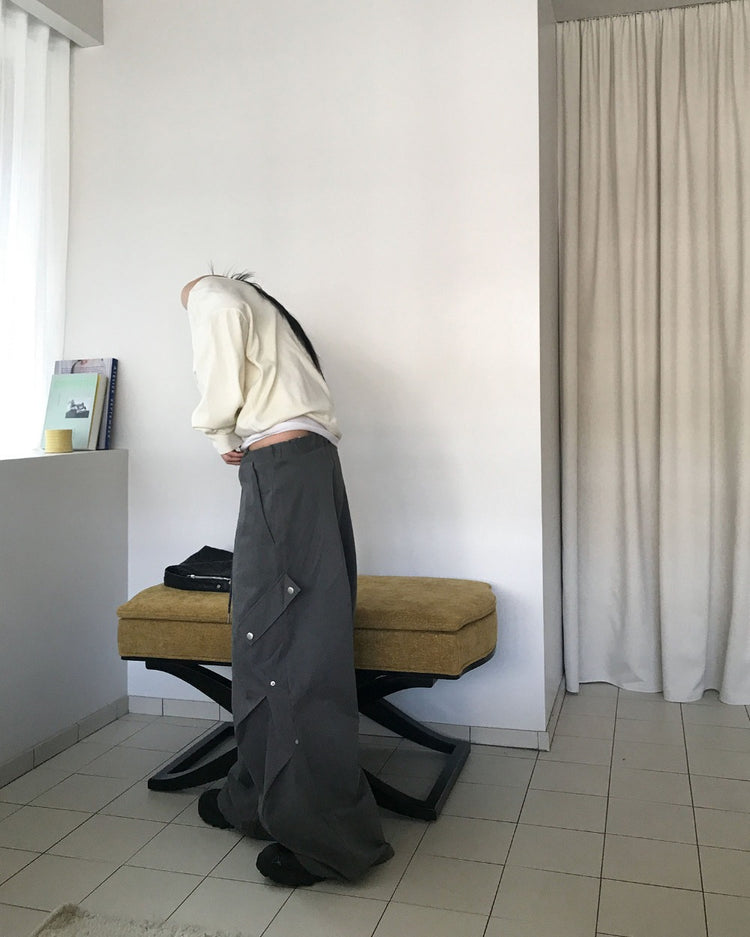 船領美肩細節針織上衣