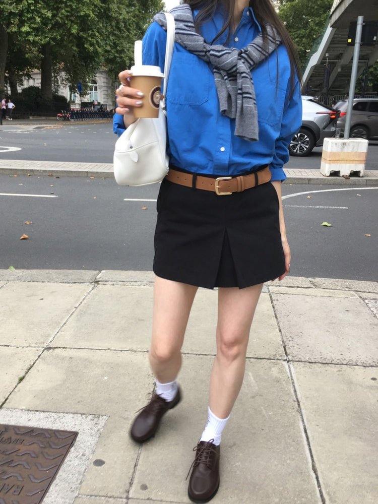 經典棉質寬鬆襯衫