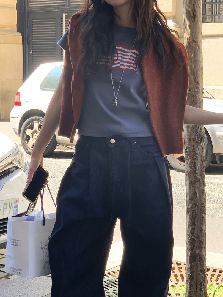 USA復古tee