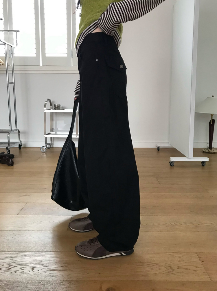 美色條紋撞色上衣