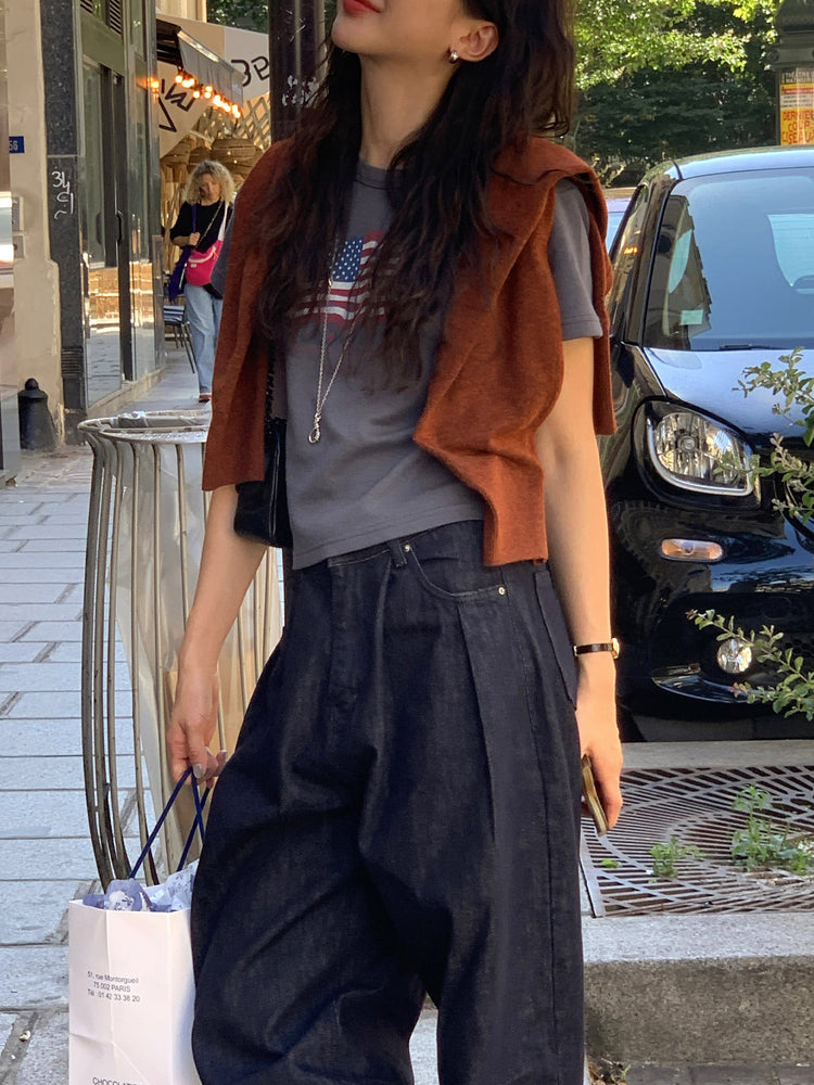 USA復古tee