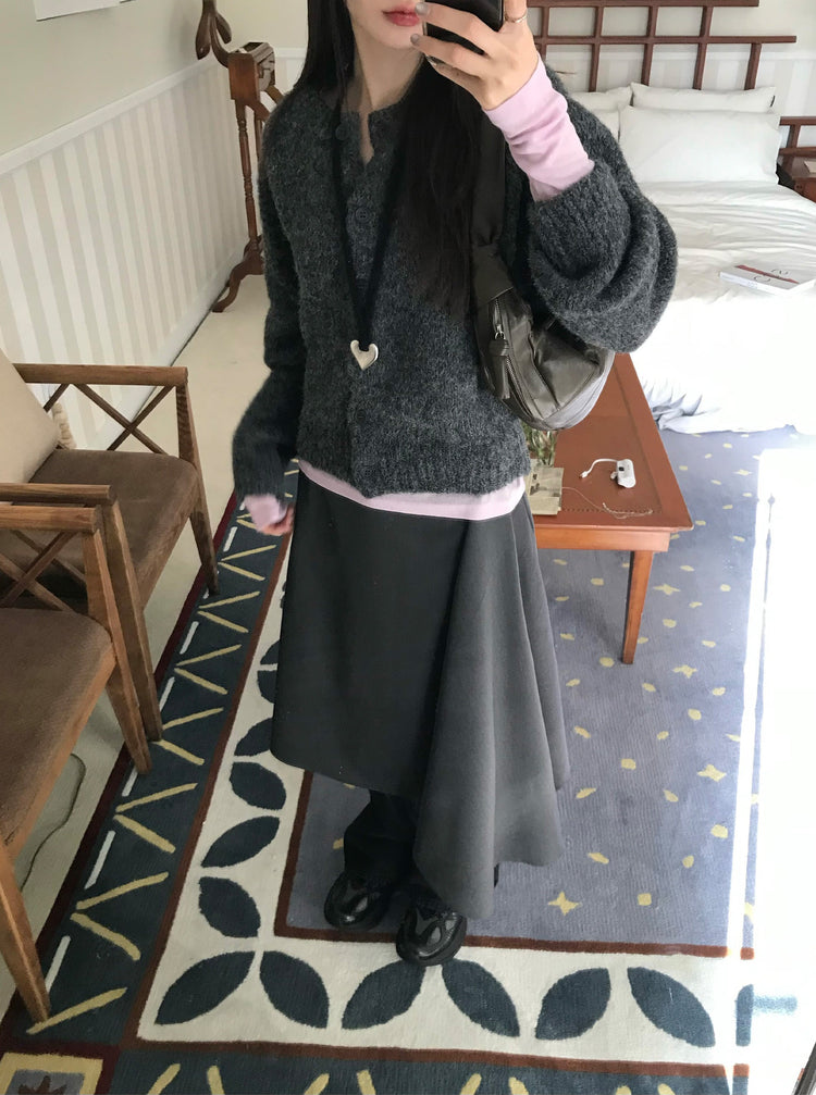 不規則造型感細節半裙