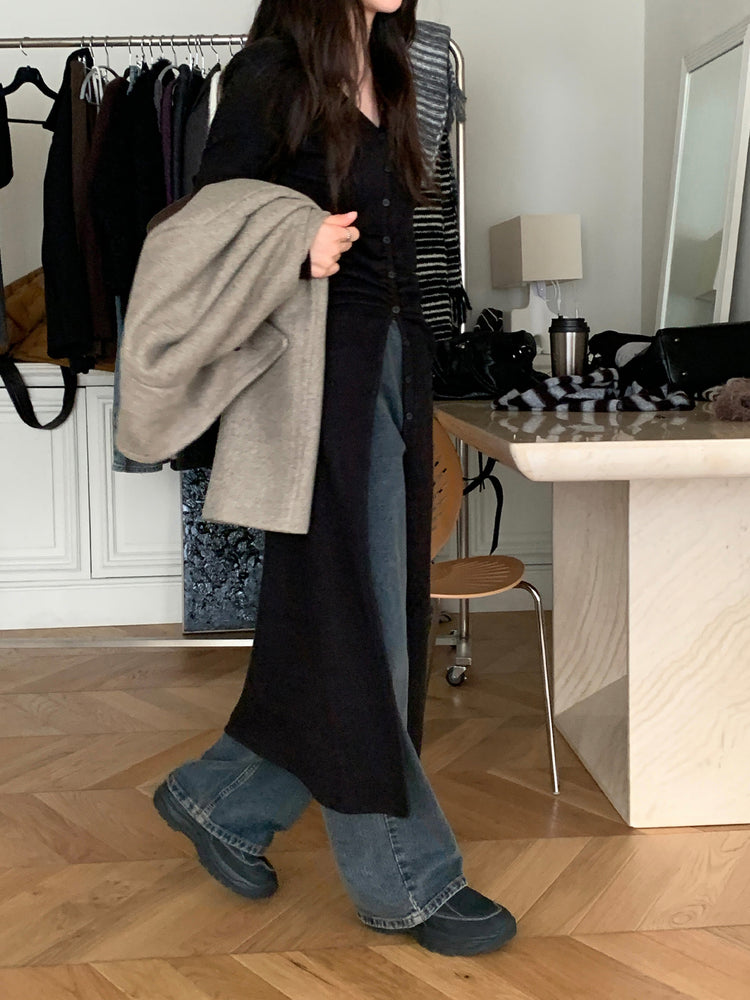 經典美色直腿牛仔褲