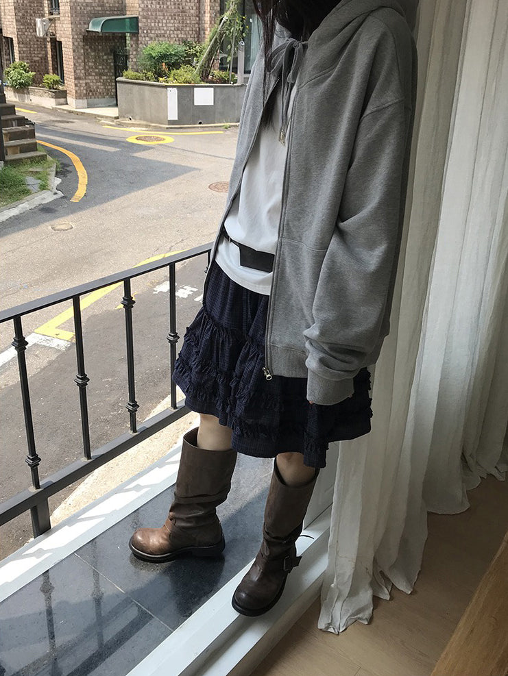 斜肩基礎舒適感上衣