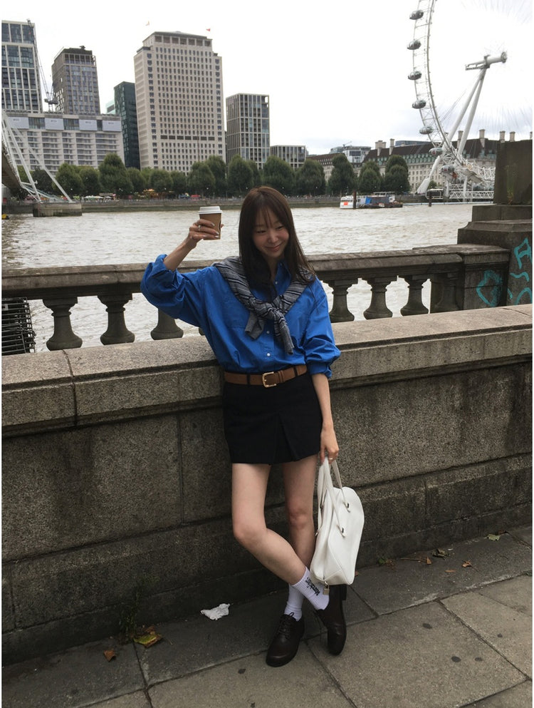 經典棉質寬鬆襯衫