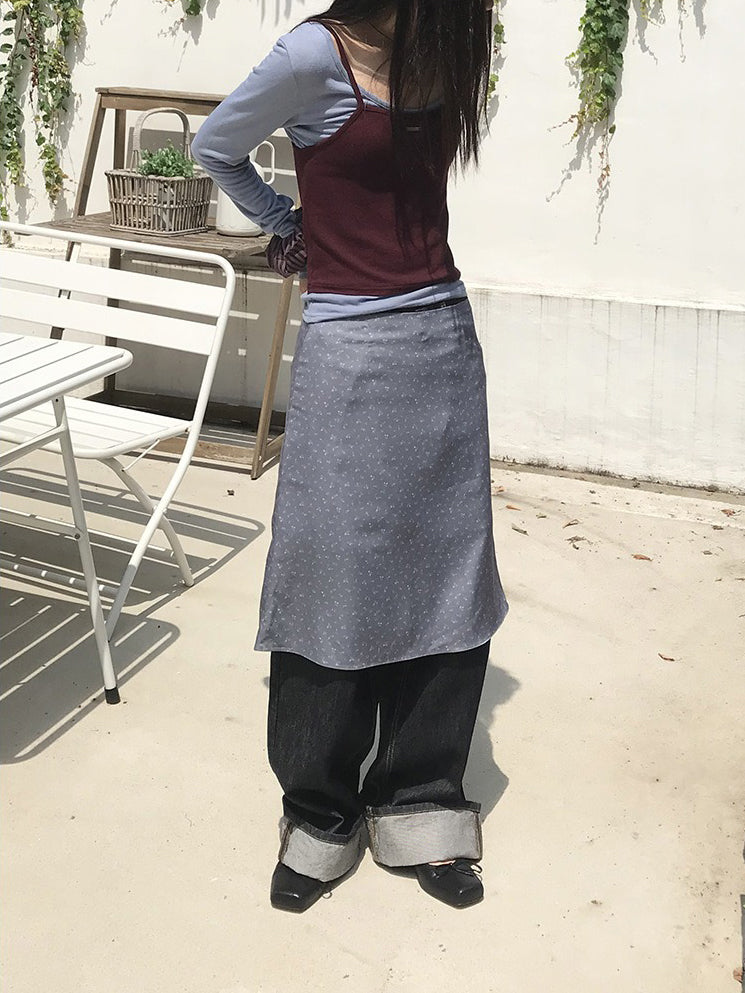 美色鐵扣前後兩穿上衣