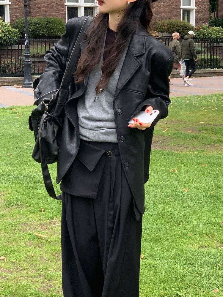 高質做舊皮質西外