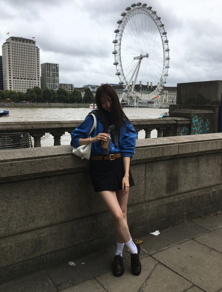 經典棉質寬鬆襯衫