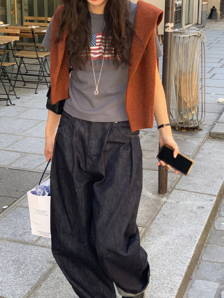 USA復古tee