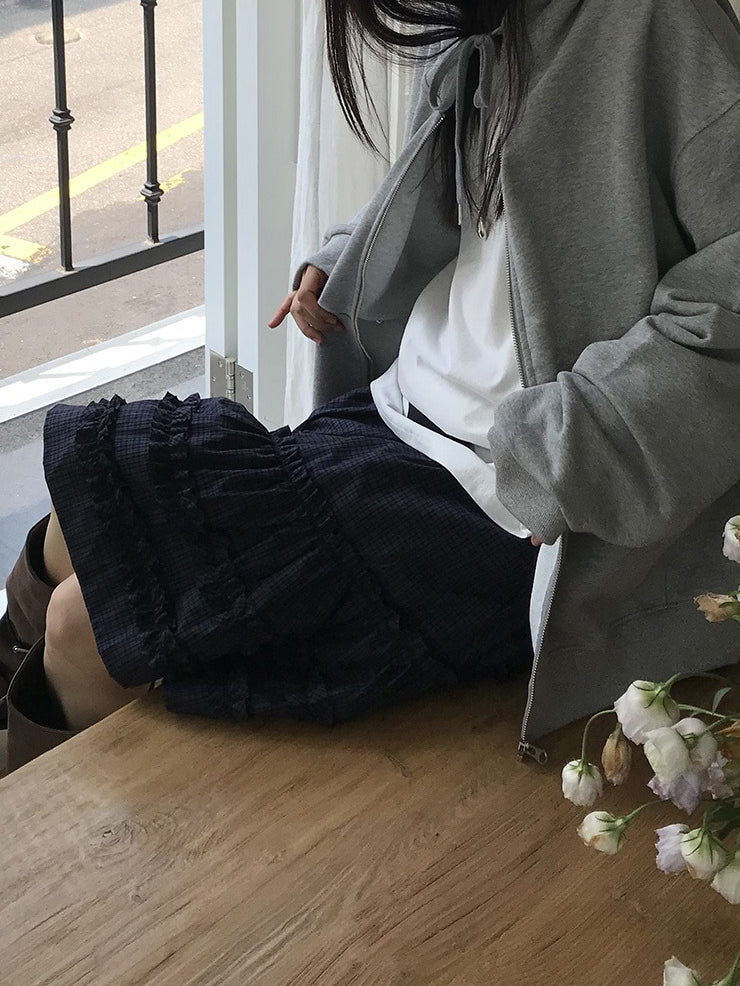 斜肩基礎舒適感上衣