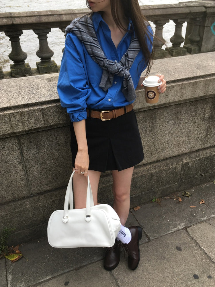 經典棉質寬鬆襯衫